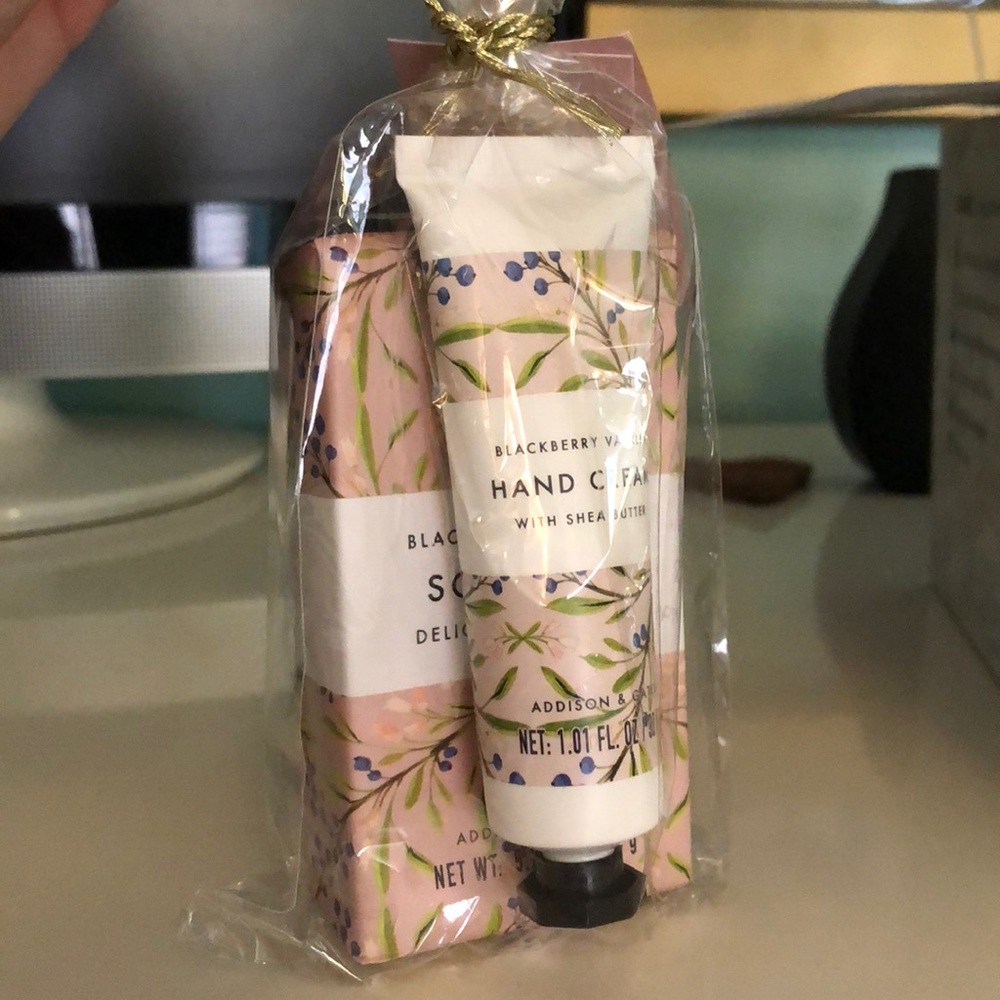 Addison and gates soap and hand cream
